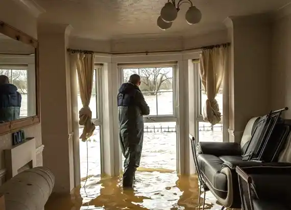 water damage restoration service West Burlington